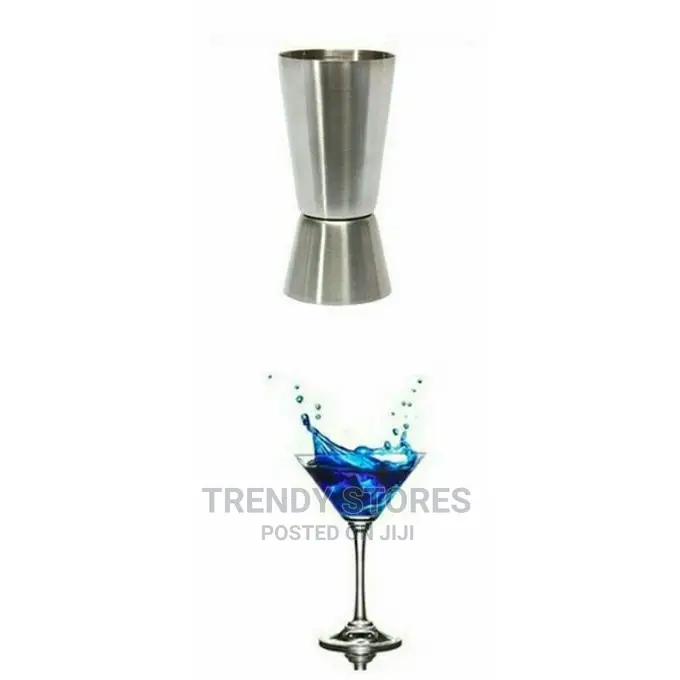 30/60ml Stainless Steel Jigger Cup Peg Bar Shot Tot Measure