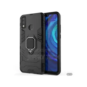 Ring Cover Phone Case for Huawei Y6S Black