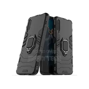 Ring Cover Phone Case for Huawei Y9s Black