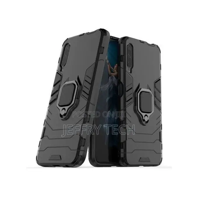 Ring Cover Phone Case for Huawei Y9s Black