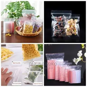 Food Graded Reusable Packing Ziplock Bags - 25/50/100 Pcs