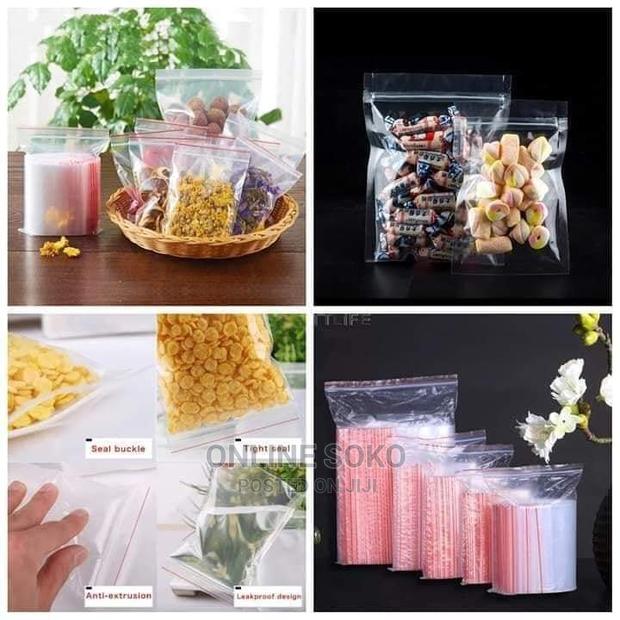 Food Graded Reusable Packing Ziplock Bags - 25/50/100 Pcs