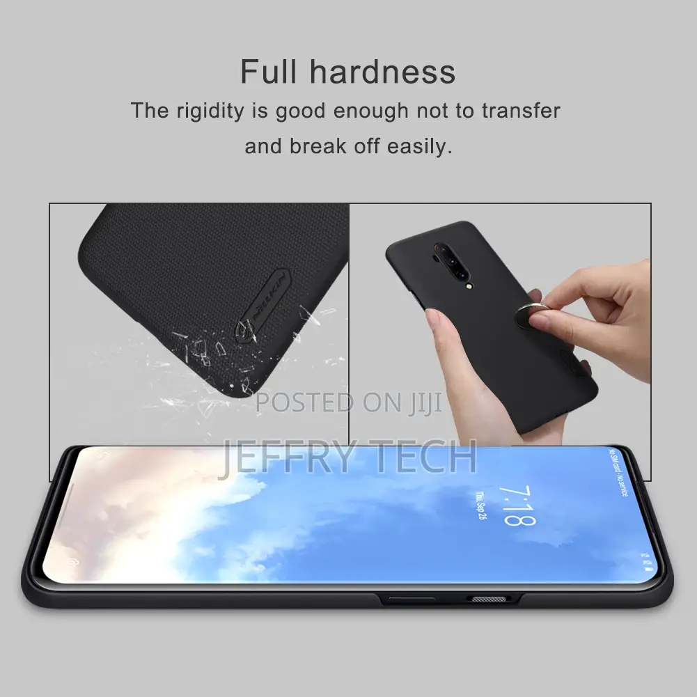 Nillkin Super Frosted Shield Back Case With Oneplus 7t Pro