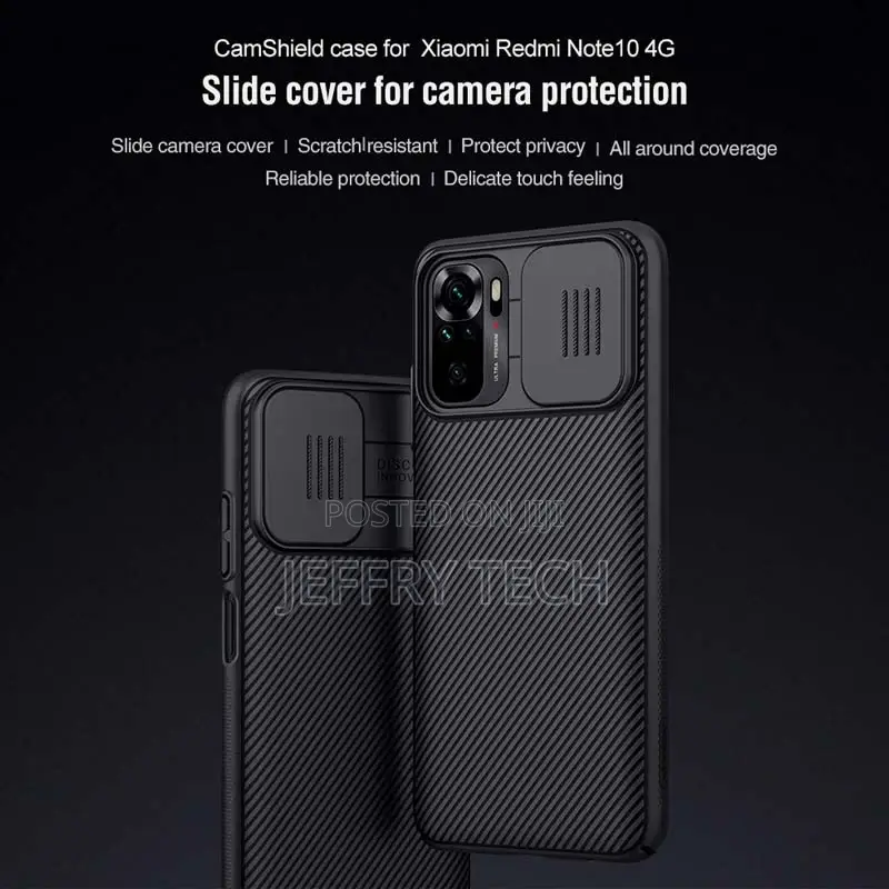 Nillkin Camshield Back Case Cover Compatible Redmi Note 10s
