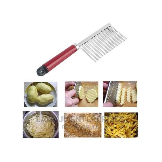 Vegetable/ Potato Crinkle Wavy Knife Cutter - thumbnail 2