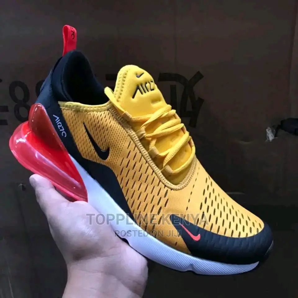 nike 270 yellow black