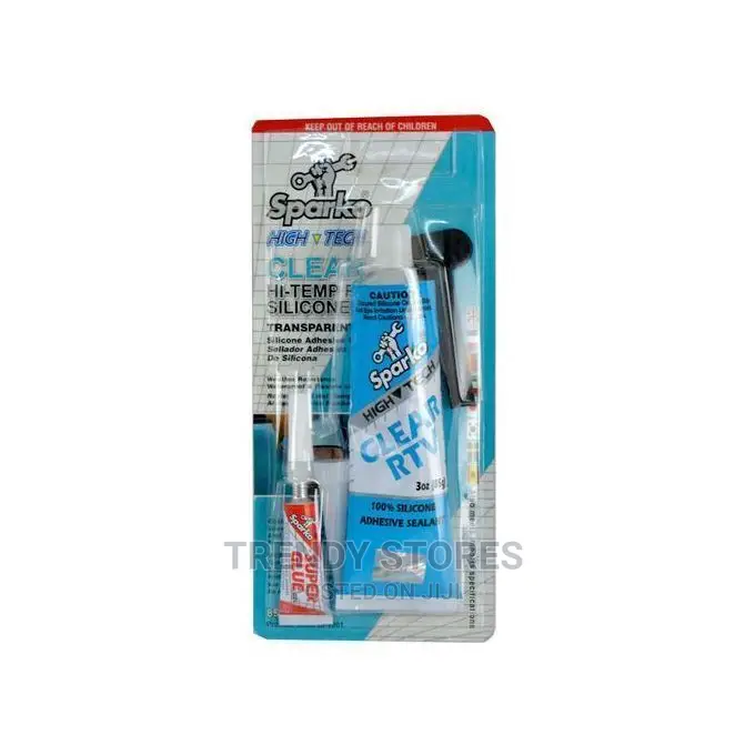 Sparko Clear RTV Silicone Adhesive Seal