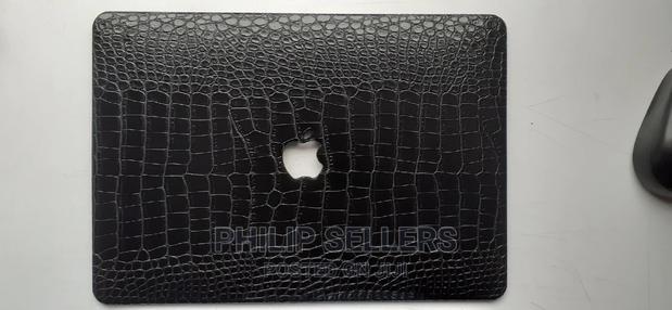 Crocodile Style Light Brown Macbook Case Macbook 2020 Pro - thumbnail 2
