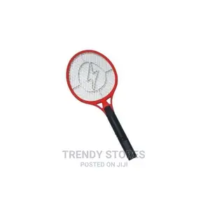 Rechargeable Electronic Mosquito Racket - Red