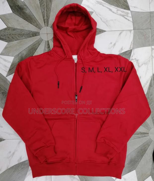 High Quality Plus Size Unisex Zipper Hoodies - main view