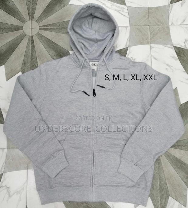 High Quality Plus Size Unisex Zipper Hoodies - thumbnail 5