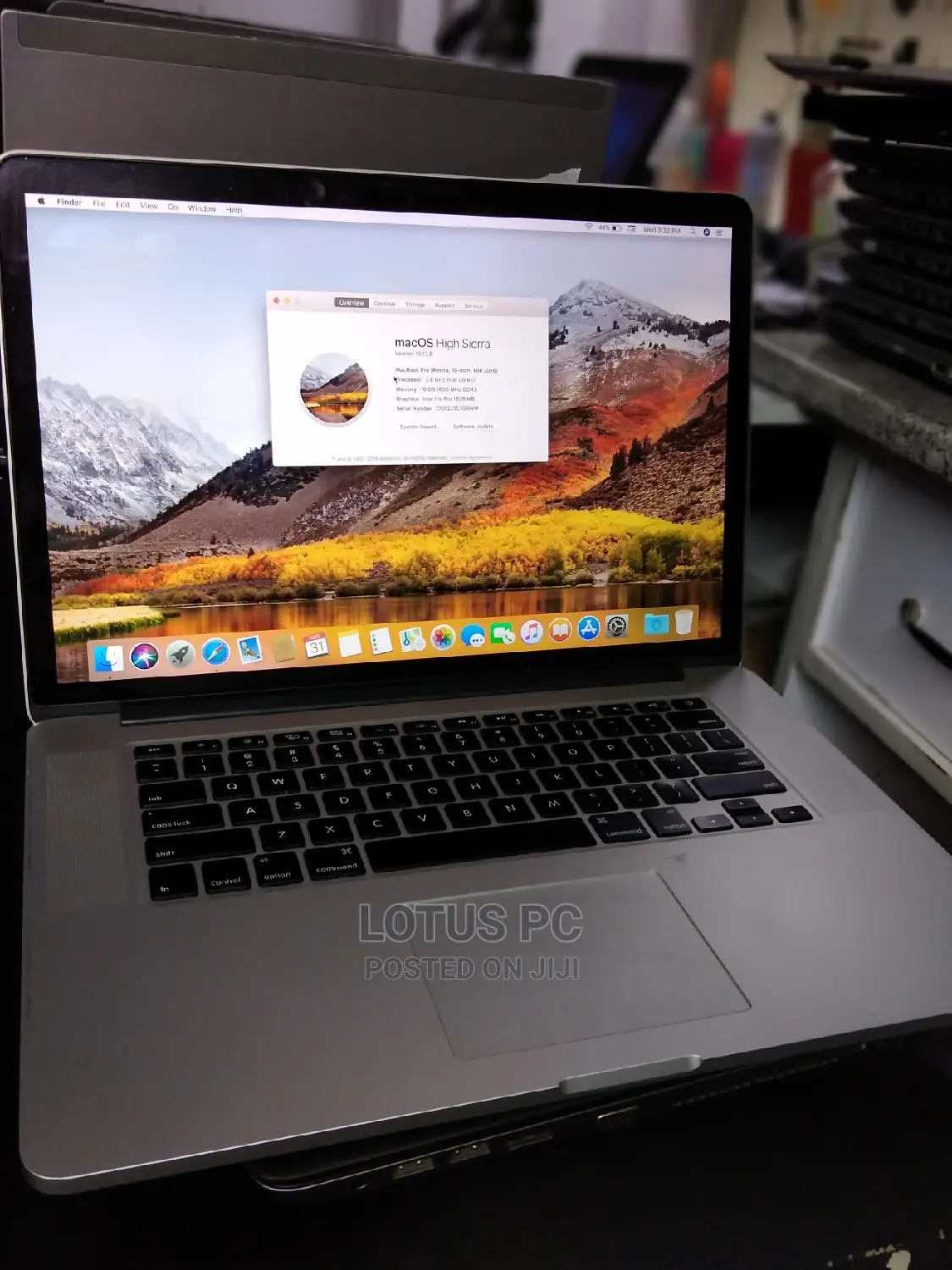 Laptop Apple MacBook Pro 2014 16GB Intel Core I7 SSD 512GB