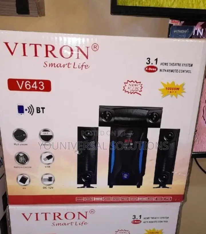 Vitron 3.1 Subwoofer V643 Multimedia Speaker System.