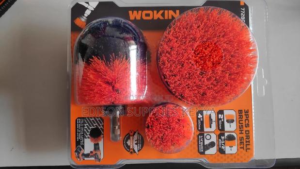 Drill Brush Set 3pcs Wokin Drill Powered Cleaning Brush Set