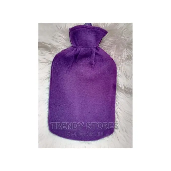 Hot Water Bottle With Fleece Cover