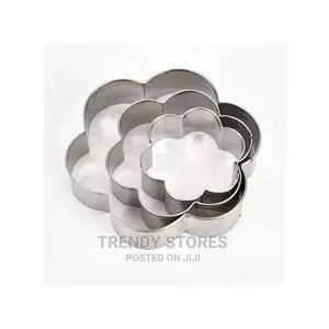 12pcs Stainless Steel Fondant Biscuit Cookie Cake Baking