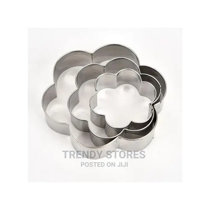 12pcs Stainless Steel Fondant Biscuit Cookie Cake Baking