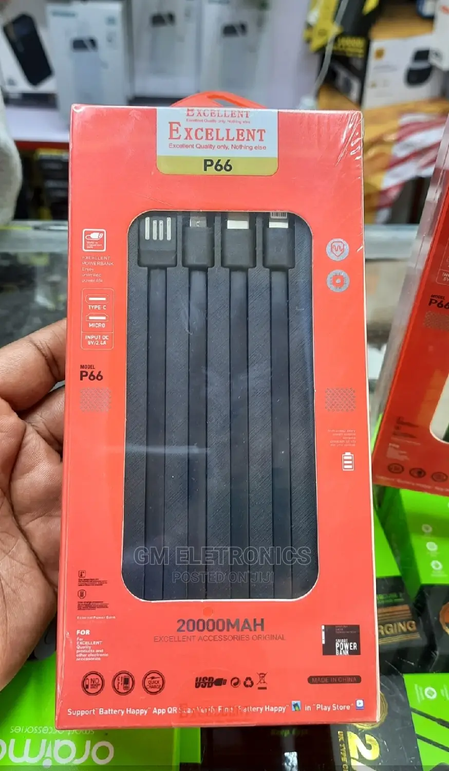 Original Excellent Portable Powerbank 20000mah.