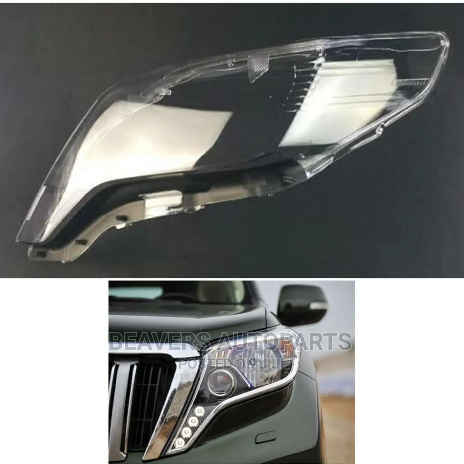 Prado 2015 Headlight Lens