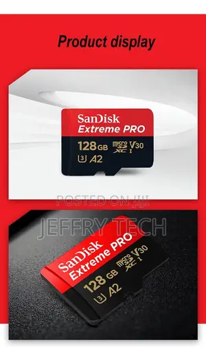 Sandisk Memory Card 128GB Exteme Pro Micro Sd Card