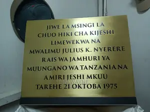 Brass Engraved Launching Plaques