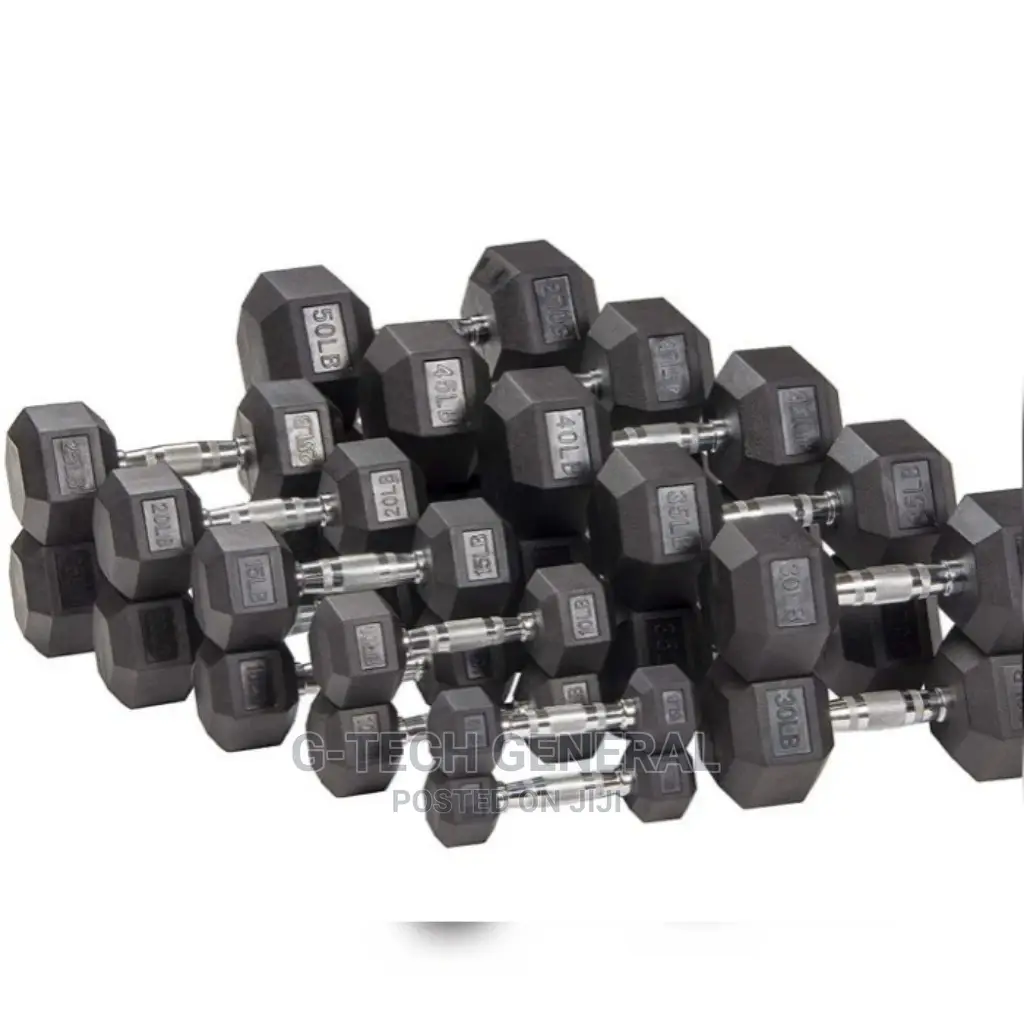 Brand New Hexagonal Dumbbells