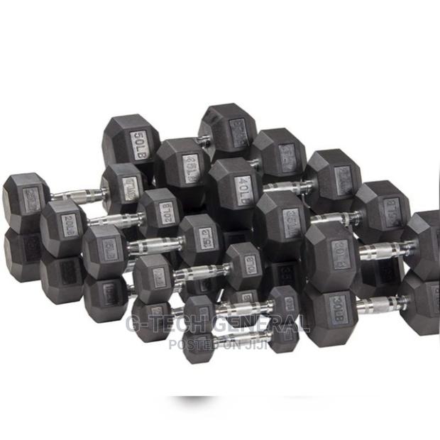 Brand New Hexagonal Dumbbells