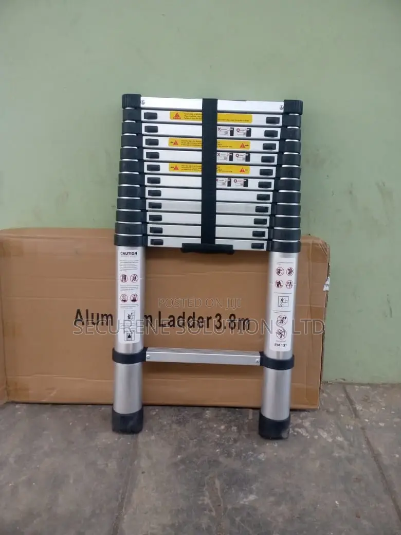 12.5ft/3.8 Meters Single Telescopic Ladder