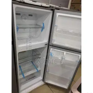 Roch 138l Double Door Fridge (Silver)