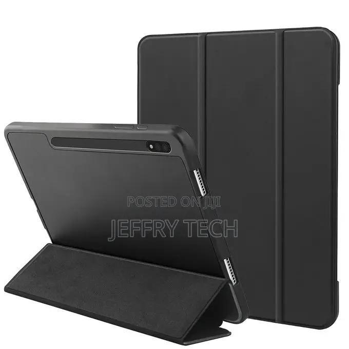 Samsung Galaxy Tab S8 Ultra / X900 Leather Tablet Case(Blac