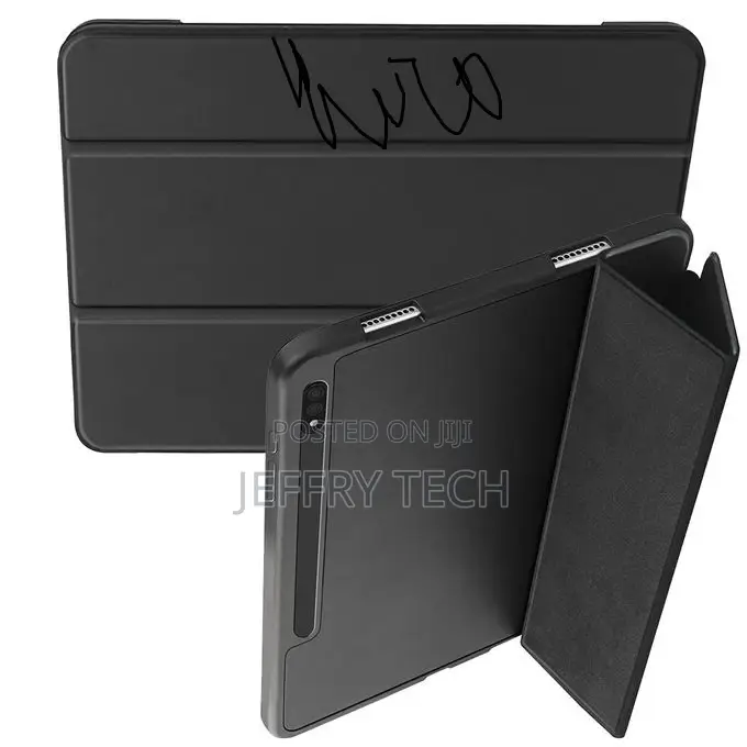 Samsung Galaxy Tab S8 Ultra / X900 Leather Tablet Case(Blac