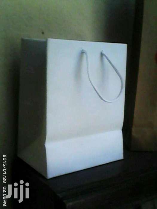Gift Bags White Shinny & Brown