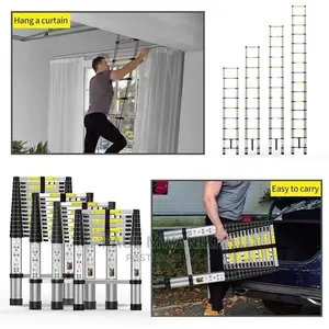 3.2m Telescoping Ladder Aluminum Telescopic Extension