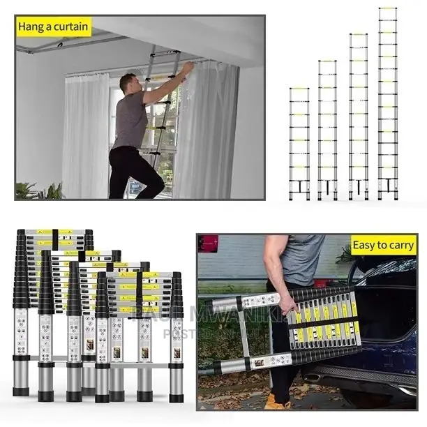 3.2m Telescoping Ladder Aluminum Telescopic Extension