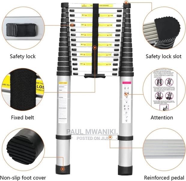 3.2m Telescoping Ladder Aluminum Telescopic Extension - main view