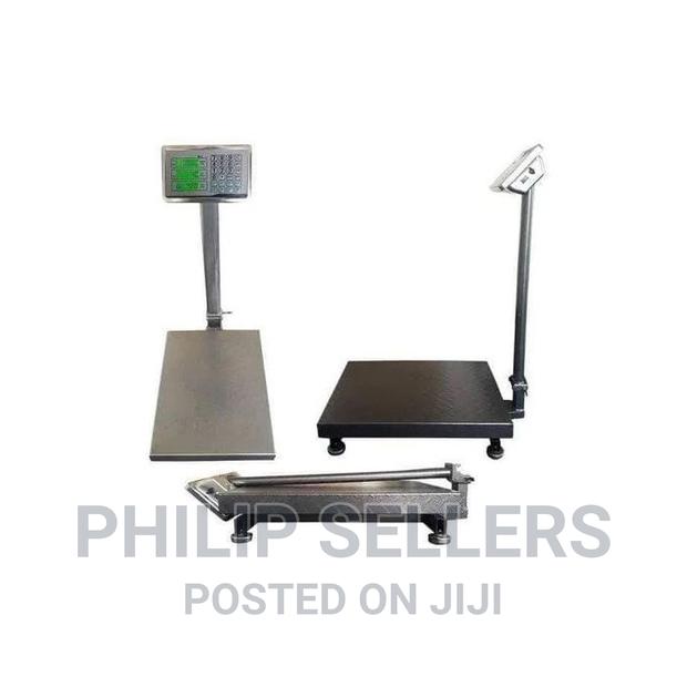 Heavy Duty Industrial Digital Platform Weigh Scale Silver - main view