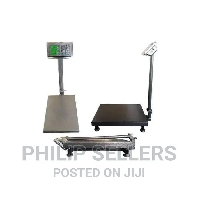Heavy Duty Industrial Digital Platform Weigh Scale Silver