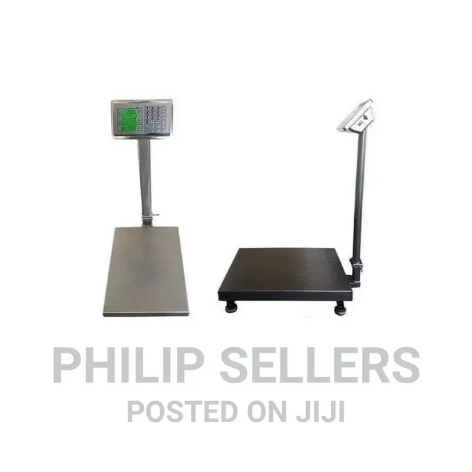 Heavy Duty Industrial Digital Platform Weigh Scale Silver