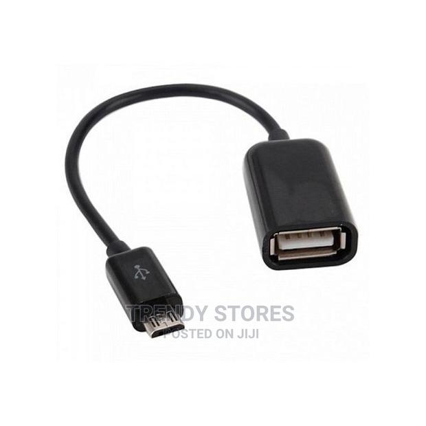 OTG Cable Adapter + Free USB Data Cable + Free High Quality - thumbnail 2