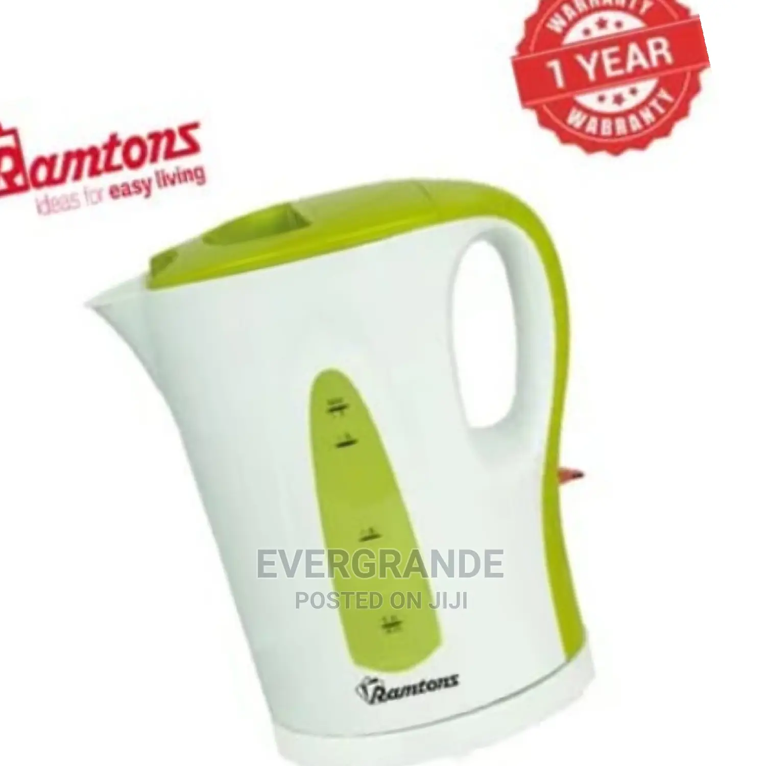 Ramtoms Electric Kettle 1.8 Litre.