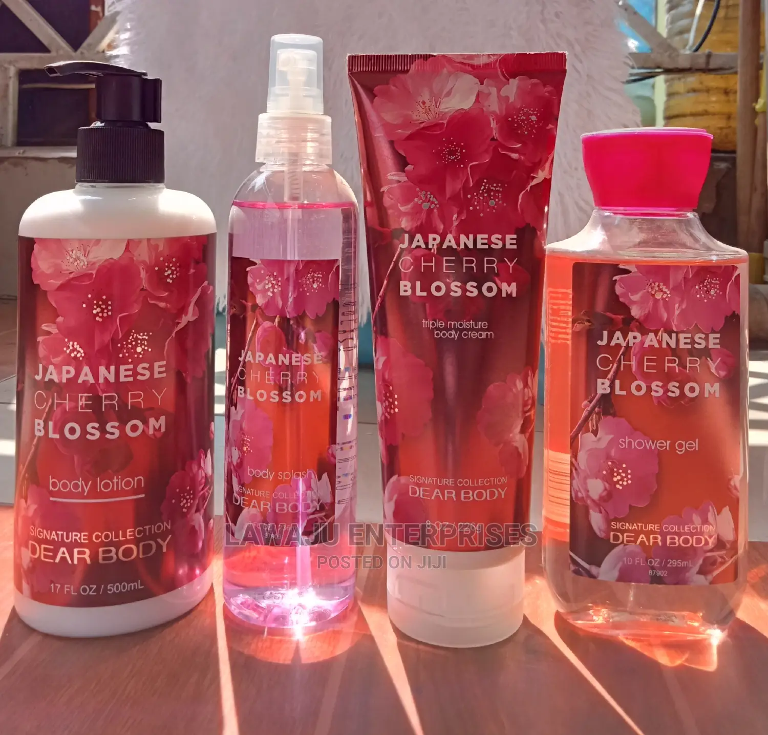 Japanese Cherry Blossom 4in1spray, Cream, Lotion, Gel Scent