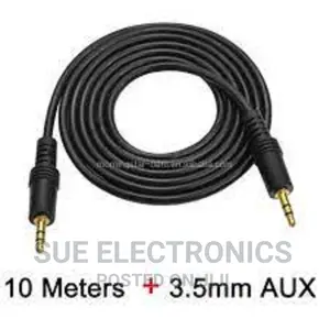 Aux Audio 3.5 Mm Stereo Jack Male to 3.5 Mm (10m)
