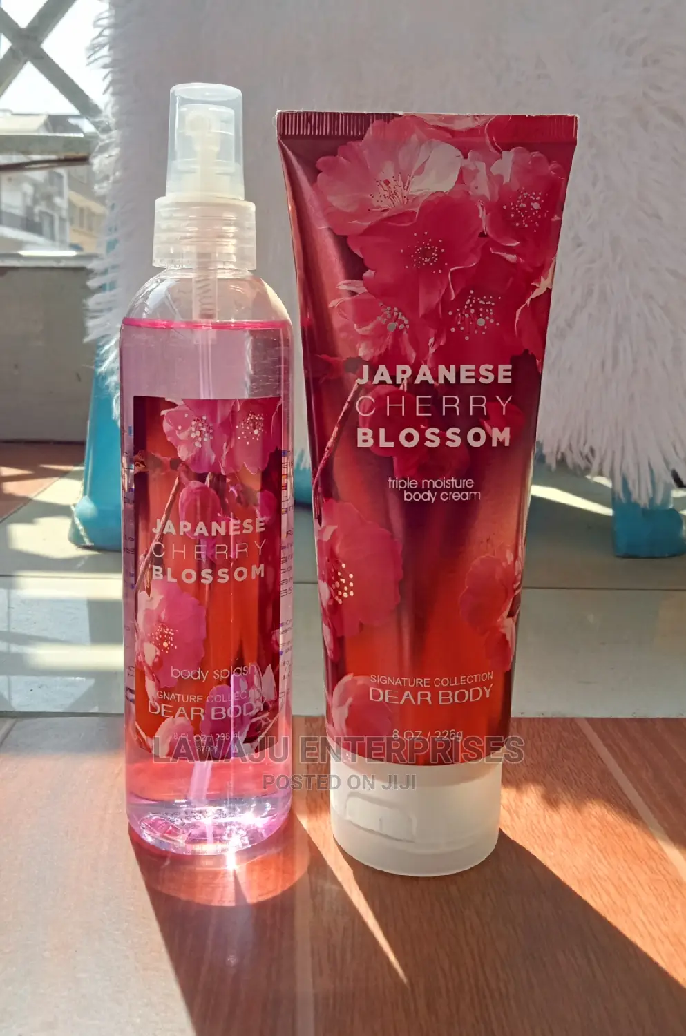 Japanese Cherry Blossom 2in1 Set (Spray Body Cream) Scent