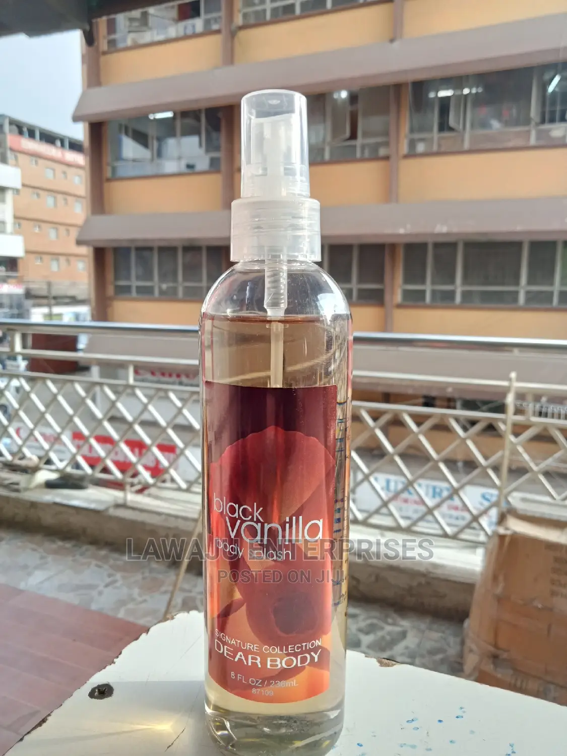 Black Vanilla 236ml Body Spray Body Splash Scent Fragrance