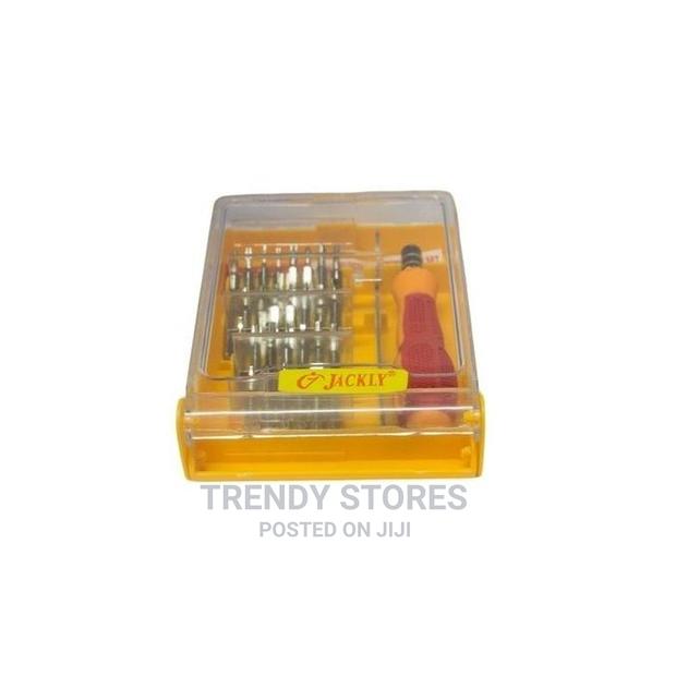 32-In-1 Precision Handle Screwdriver Set - Sliver Yellow - thumbnail 3