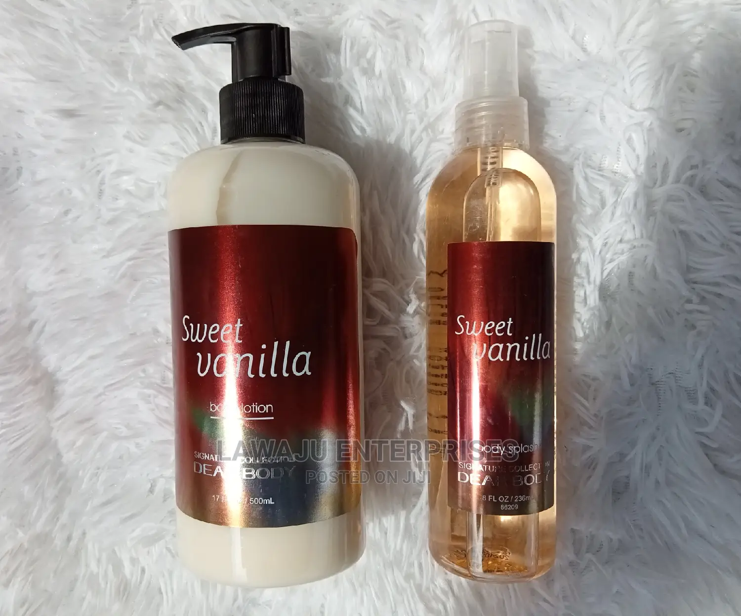 Sweet Vanilla 2in1 Set(Body Spray + Body Lotion)Scent