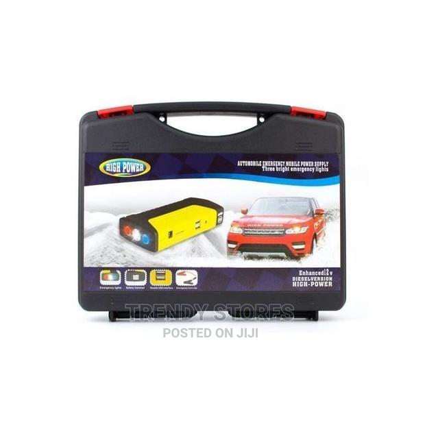 Combined Portable Car Jump Starter Kit and Air Compressor