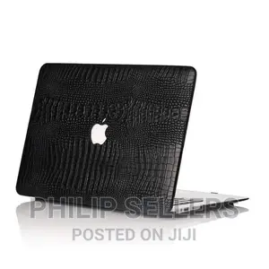 Crocodile Style Light Brown Macbook Case