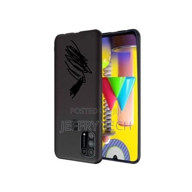 Samsung Galaxy M31 Silicone Back Case With Tempered Glass - - thumbnail 3