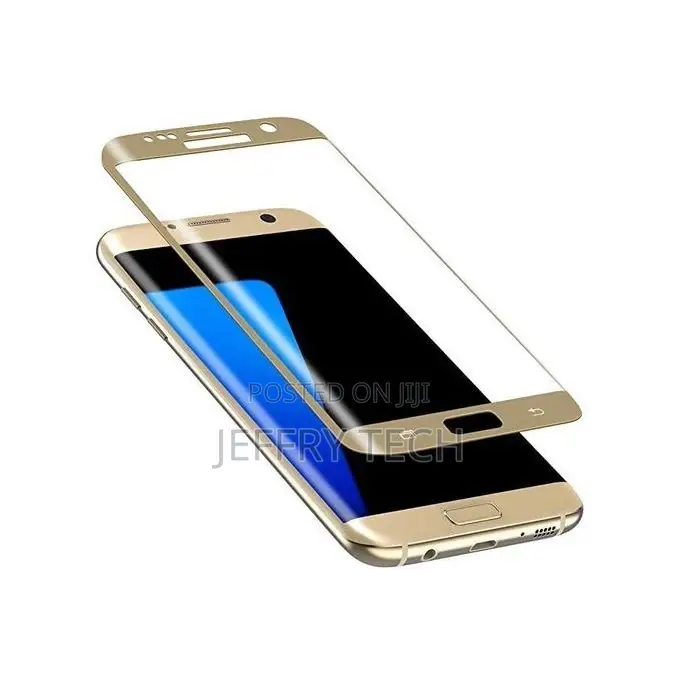 Samsung Galaxy S7 Edge Glass Protector - GOLD